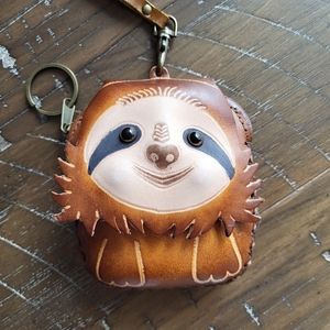 🦥 Sloth coin purse, leather